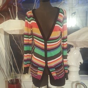 XX1 MULTI color cardigan sz s/p